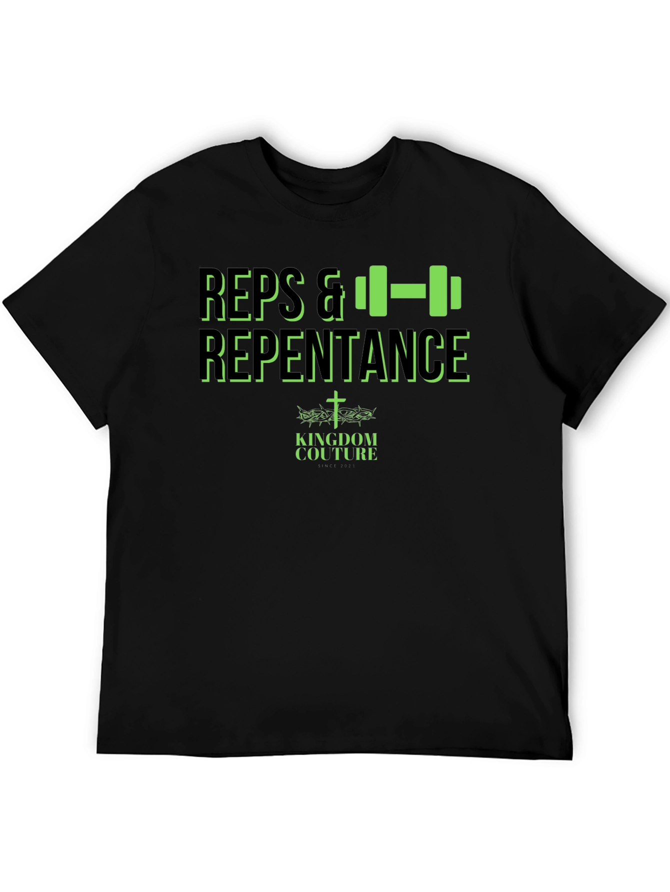 Reps & Repentance Graphic T-Shirt - Black