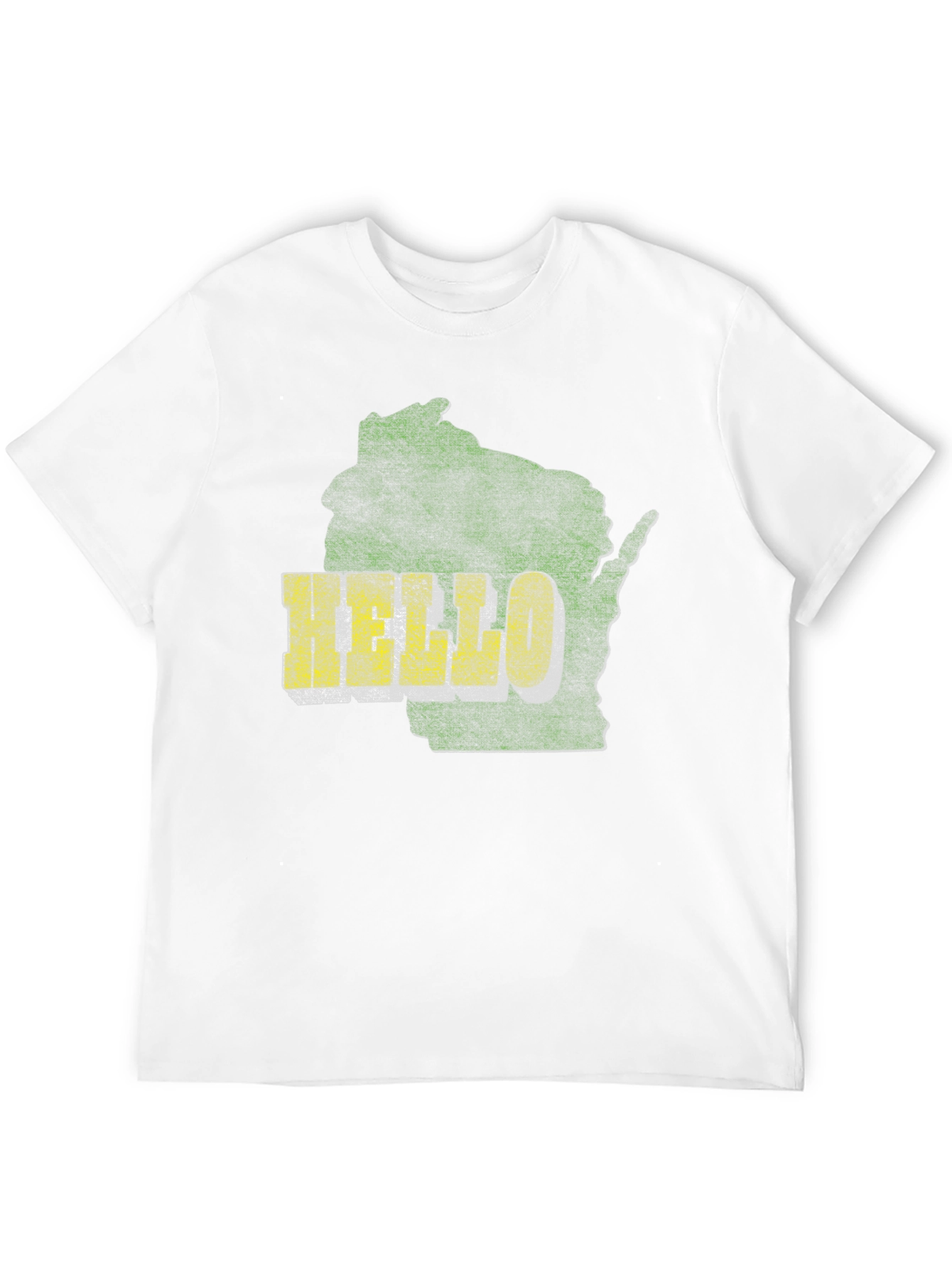 Wisconsin Graphic Tee - Distressed Style