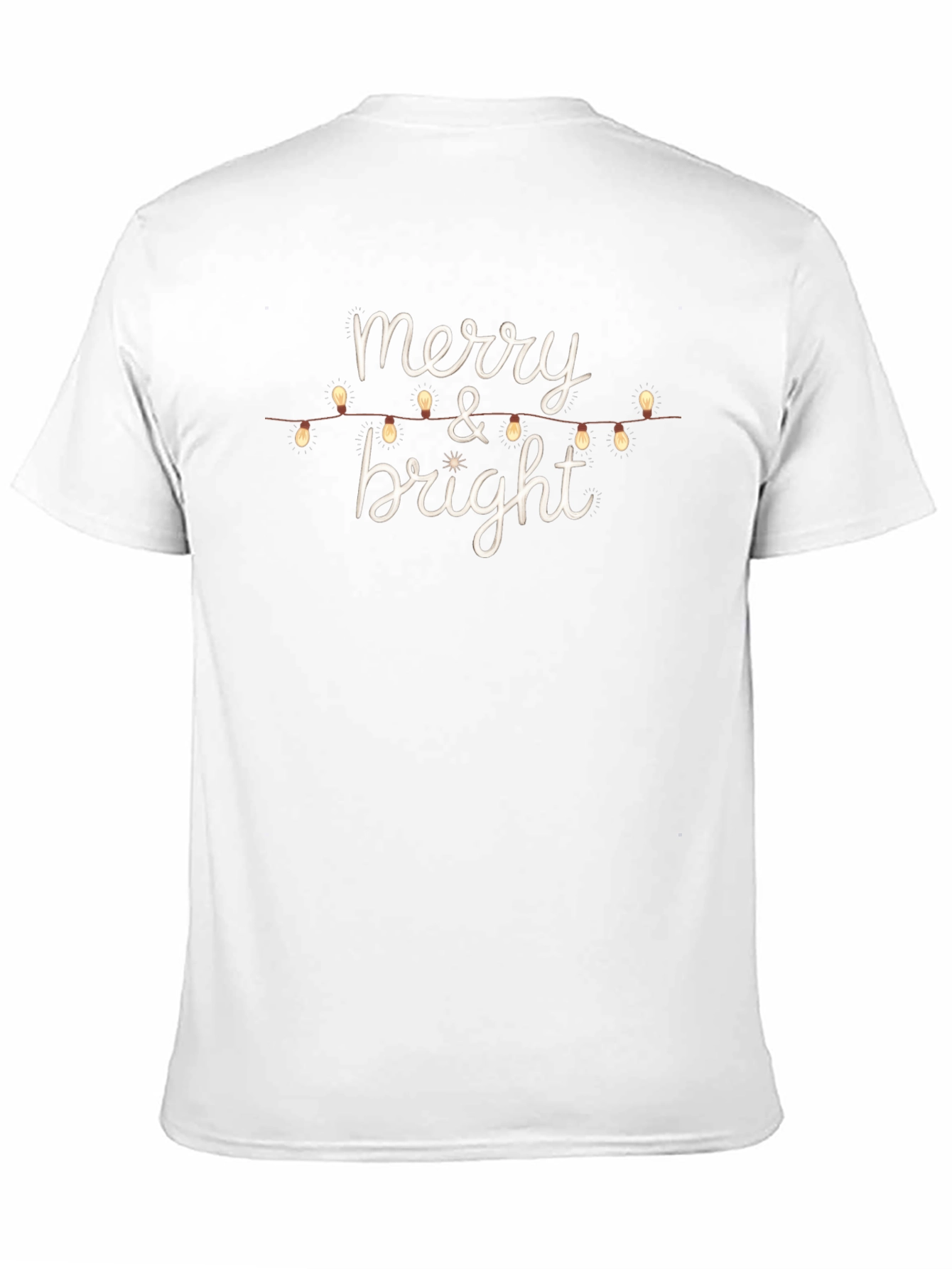 Merry & Bright Christmas Lights T-Shirt