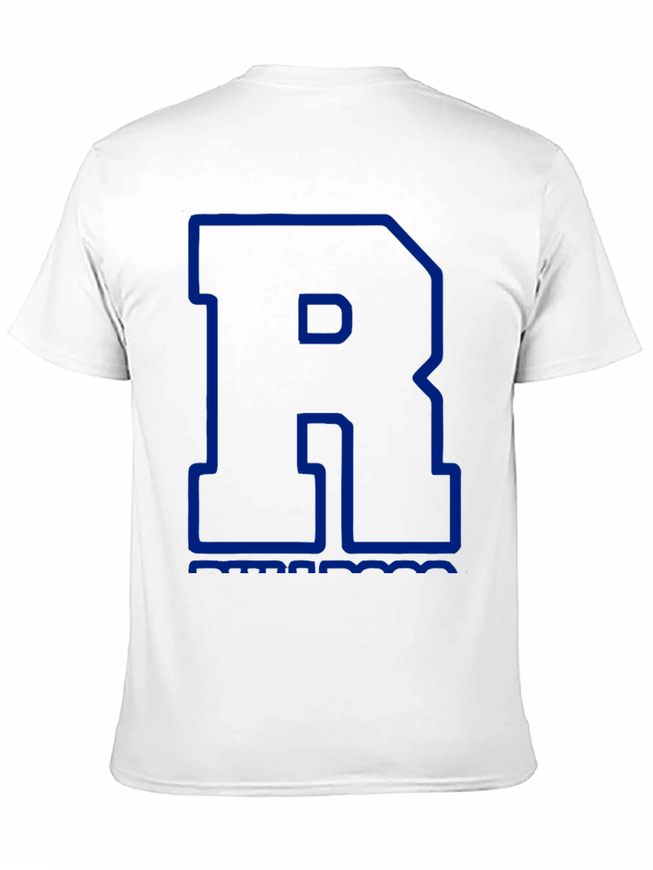 Bold Blue R Graphic T-Shirt - Stylish Casual Tee