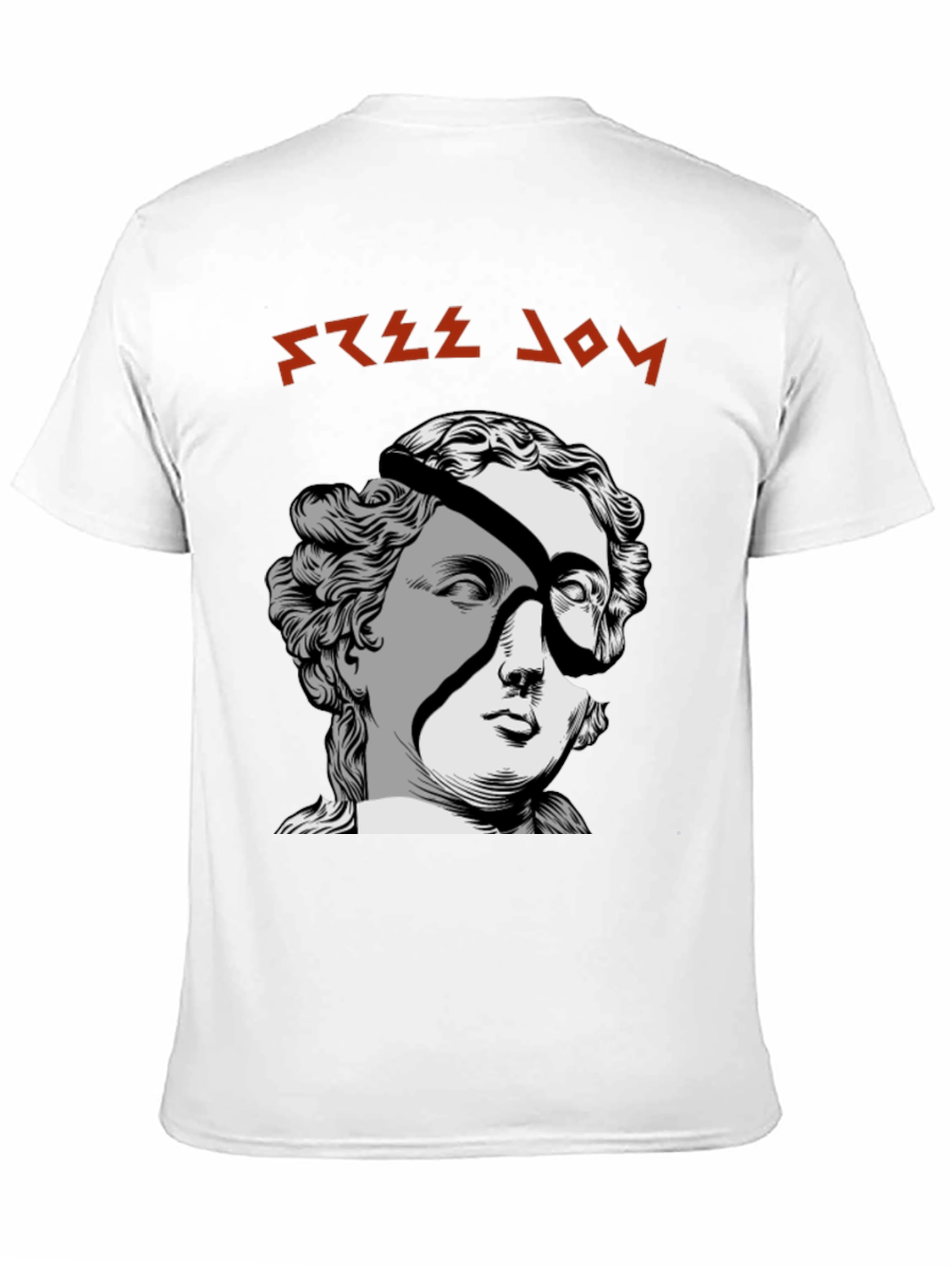 Free Joy Graphic Tee - Unique Design Black T-Shirt