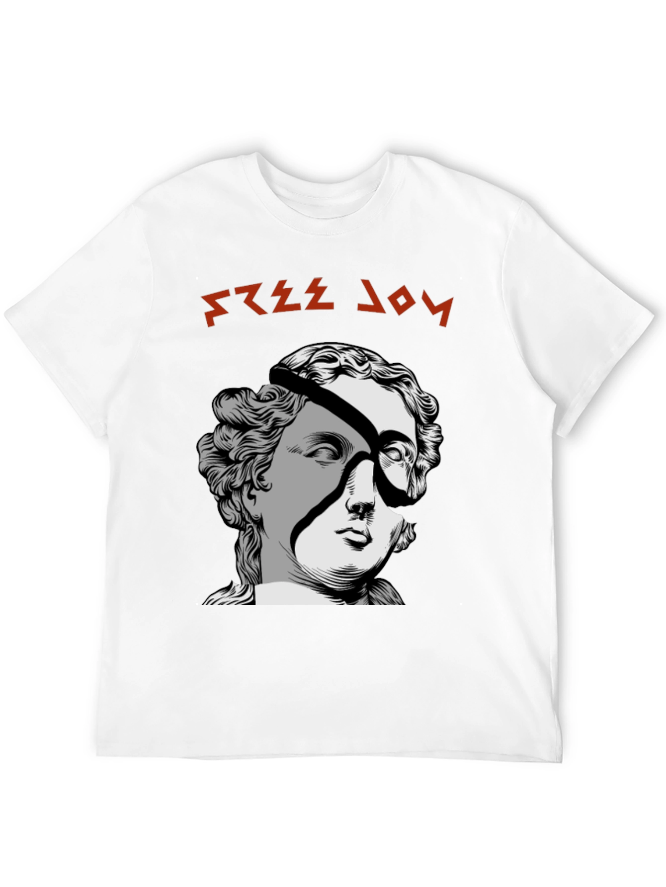 Free Joy Graphic Tee - Unique Design Black T-Shirt