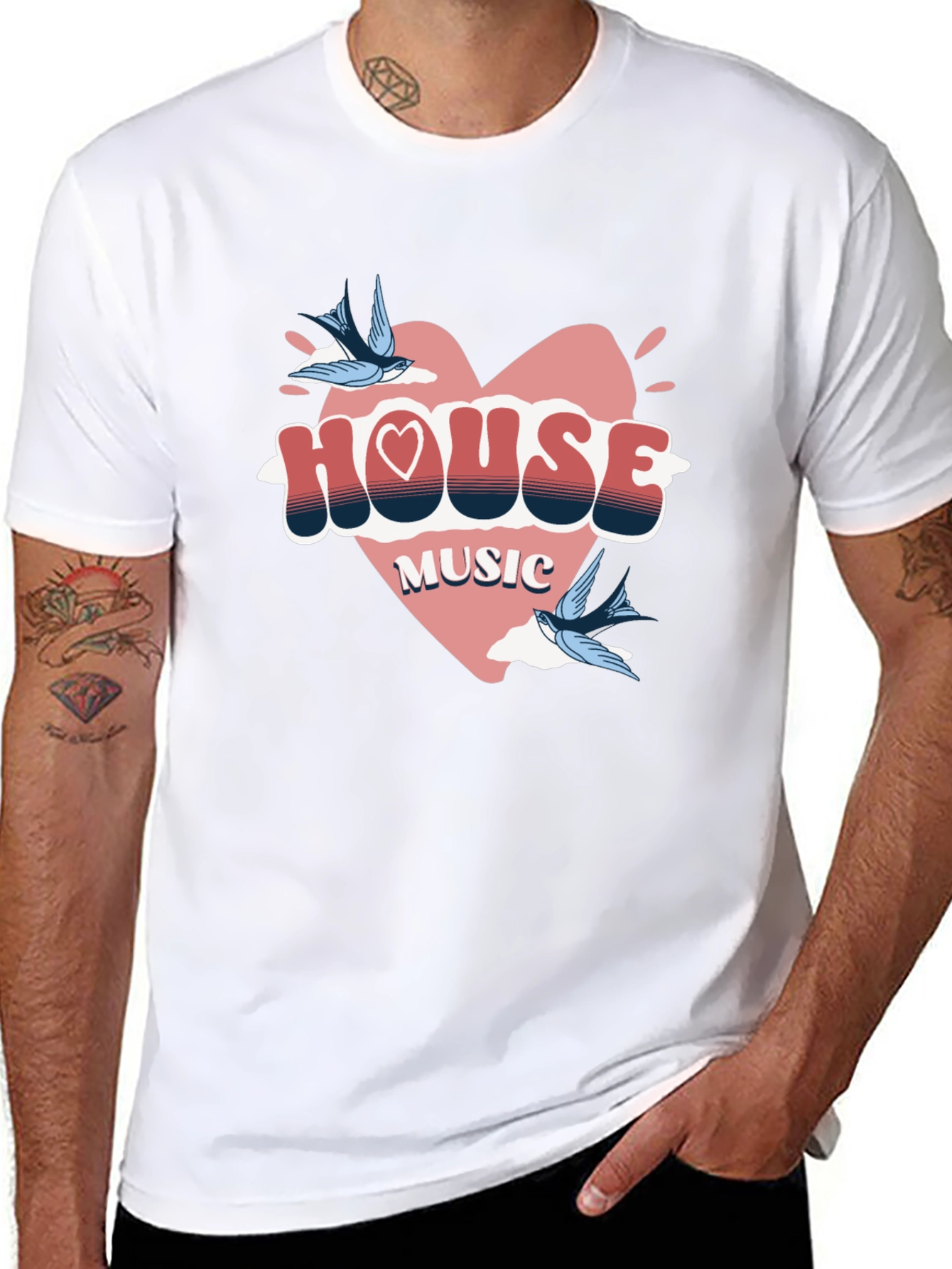 House Music Heart T-Shirt