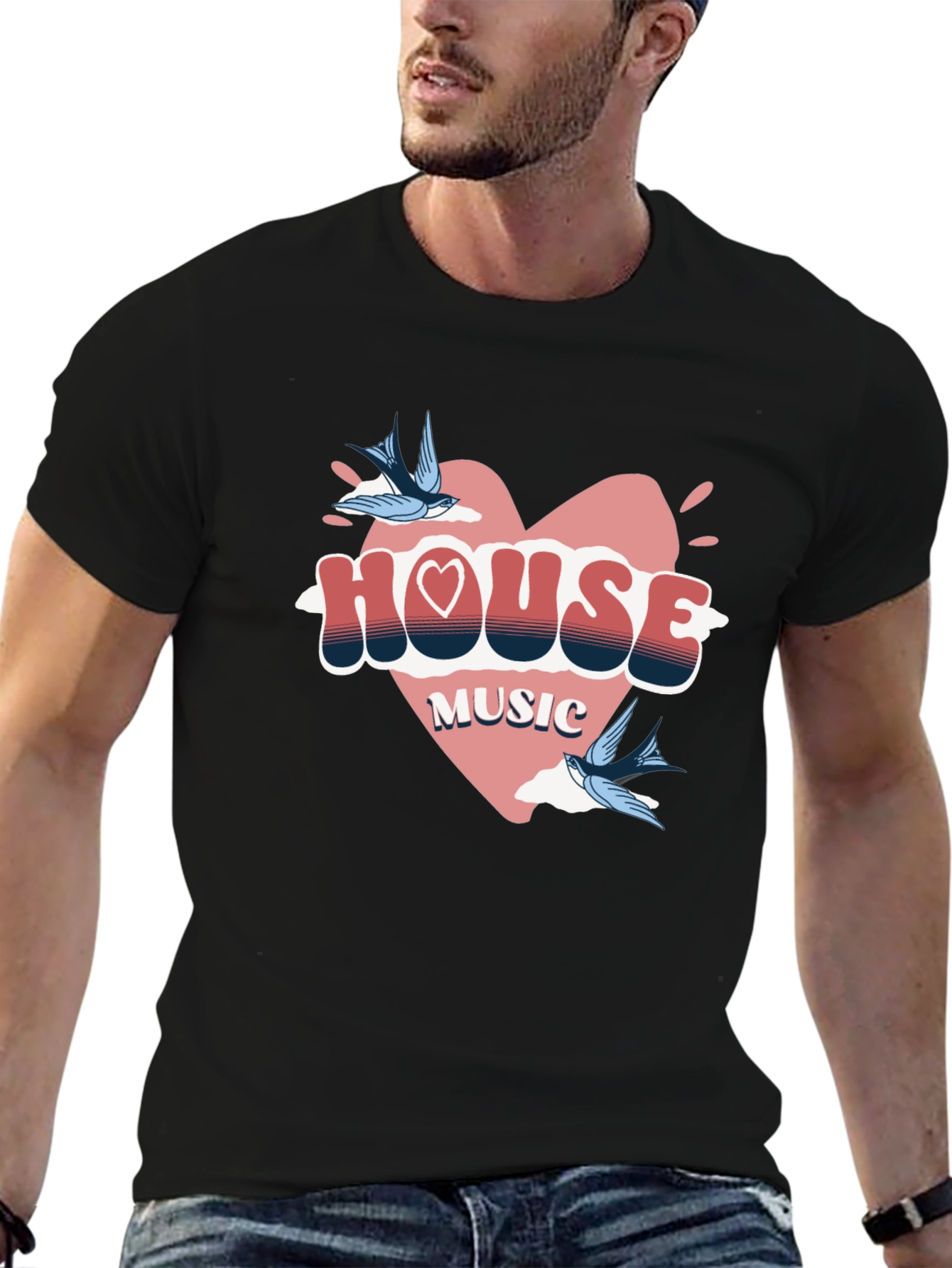 House Music Heart T-Shirt