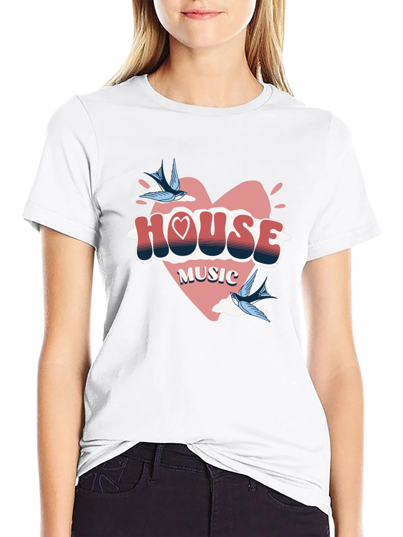 House Music Heart T-Shirt