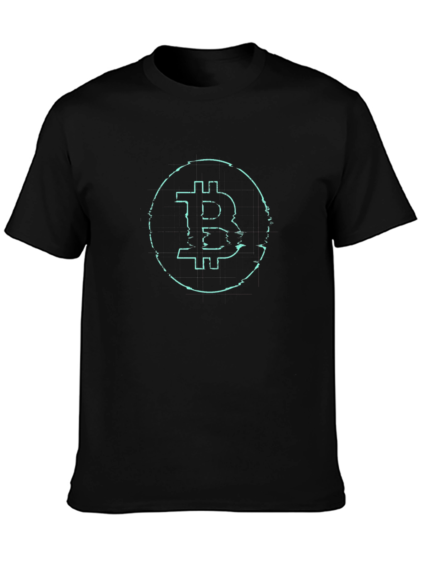 Bitcoin Crypto Tee - Black Graphic T-Shirt