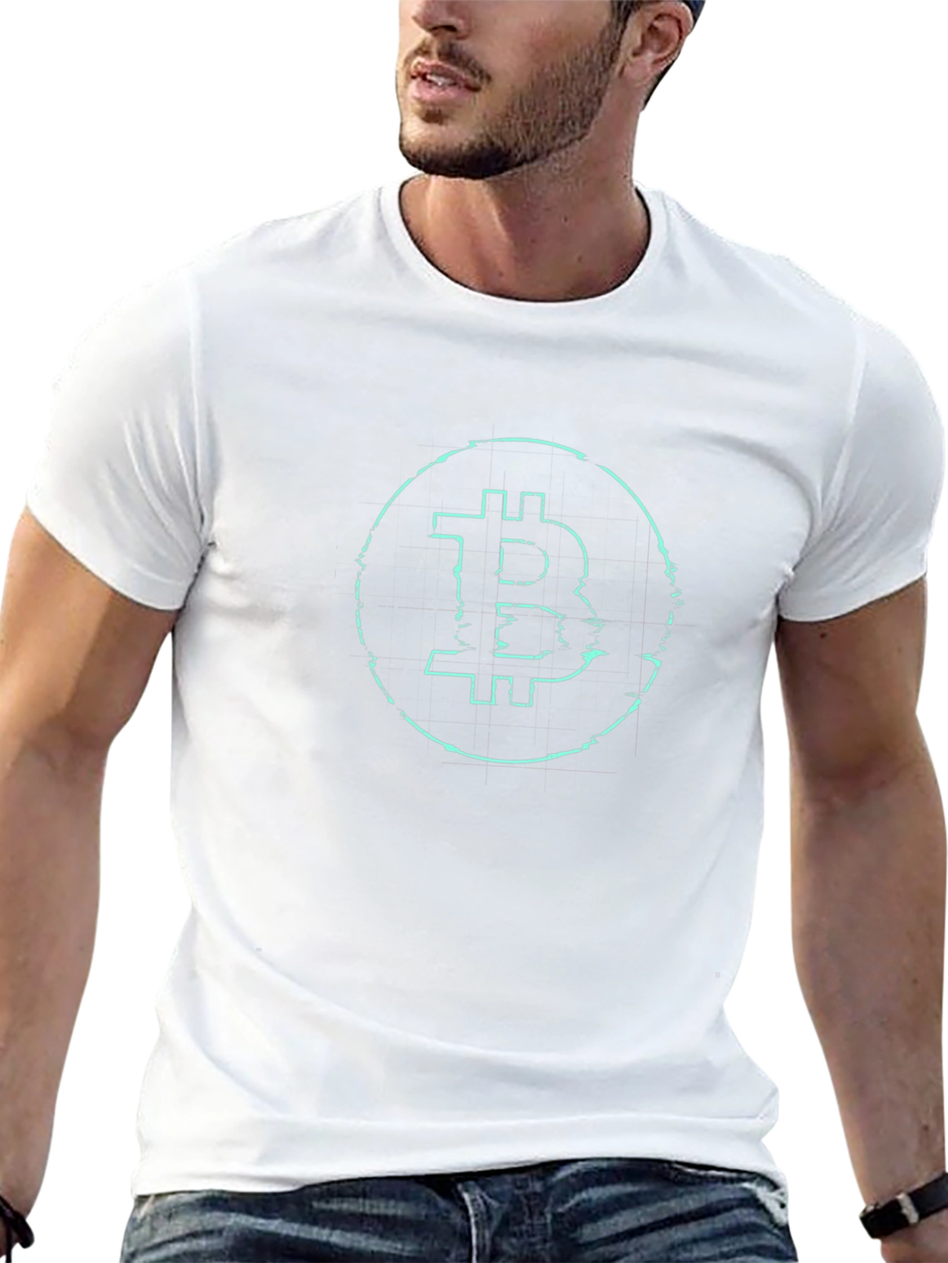 Bitcoin Crypto Tee - Black Graphic T-Shirt