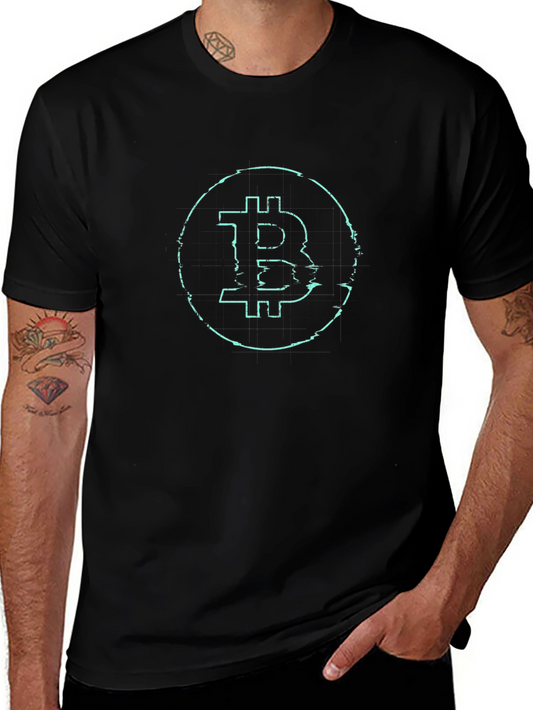 Bitcoin Crypto Tee - Black Graphic T-Shirt