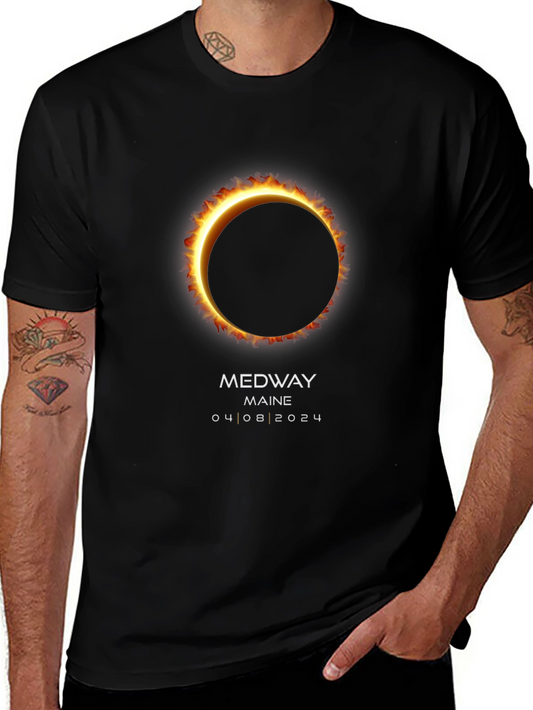 Medway Maine Eclipse T-Shirt - April 8 2024