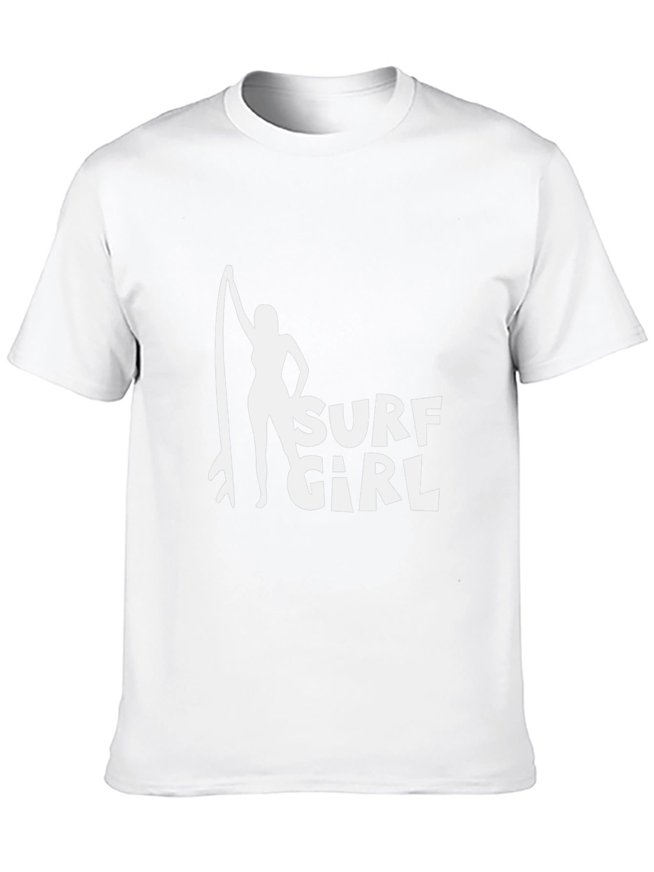 Surf Girl Black T-Shirt