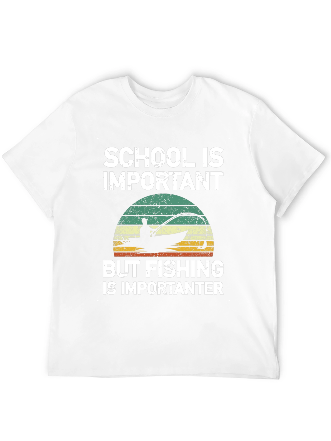 School is Important Fishing is Importanter T-Shirt