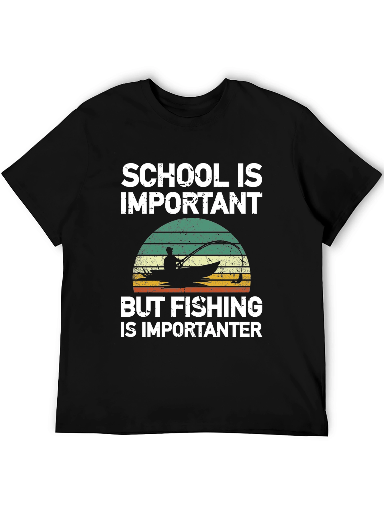 School is Important Fishing is Importanter T-Shirt