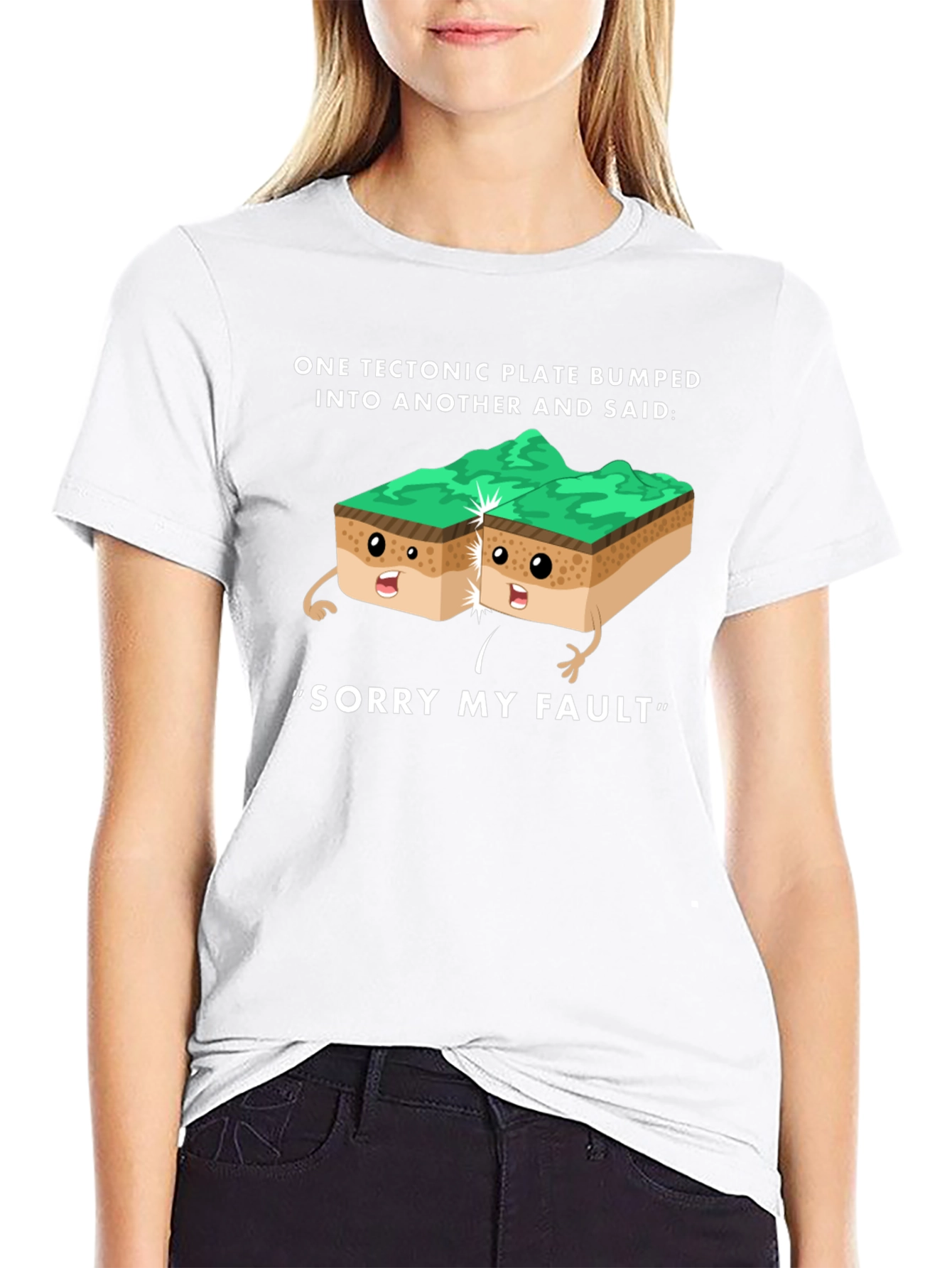 Funny Geology T-Shirt - Tectonic Plate Fault Pun