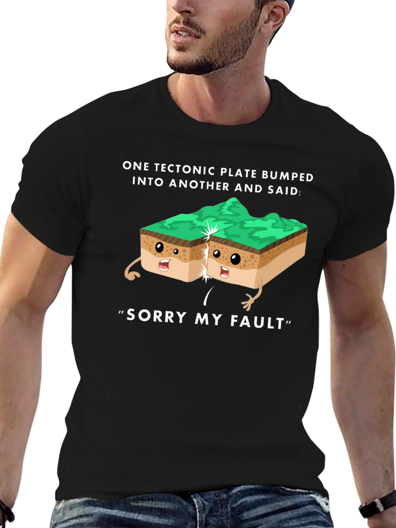 Funny Geology T-Shirt - Tectonic Plate Fault Pun