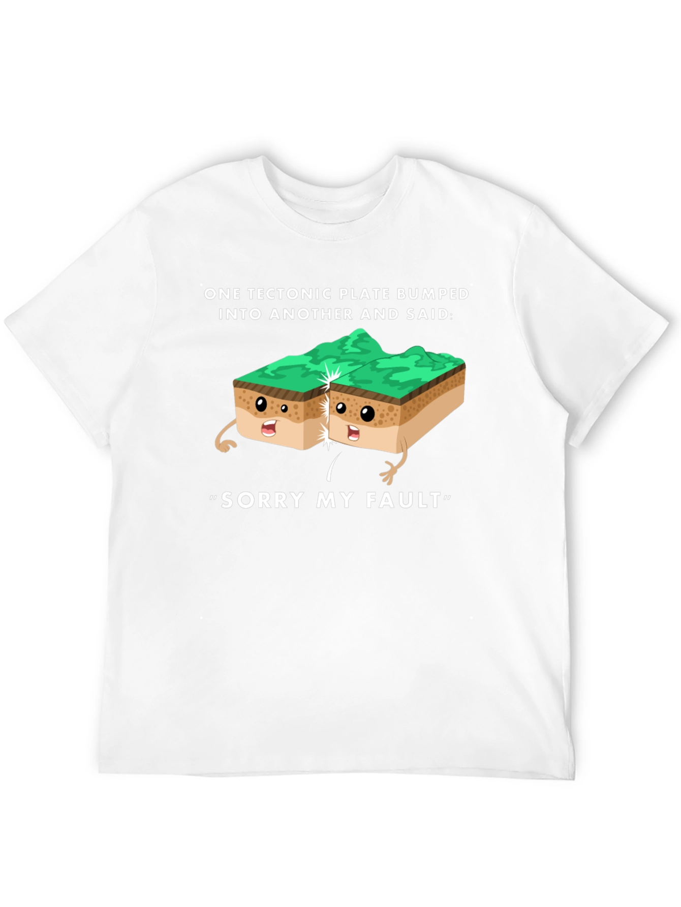 Funny Geology T-Shirt - Tectonic Plate Fault Pun