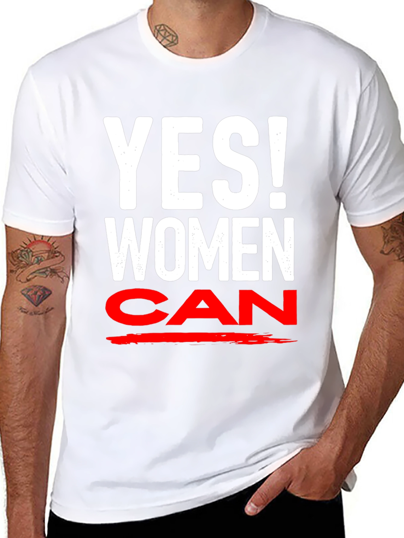 Yes! Women Can T-Shirt - Empowering Feminist Tee