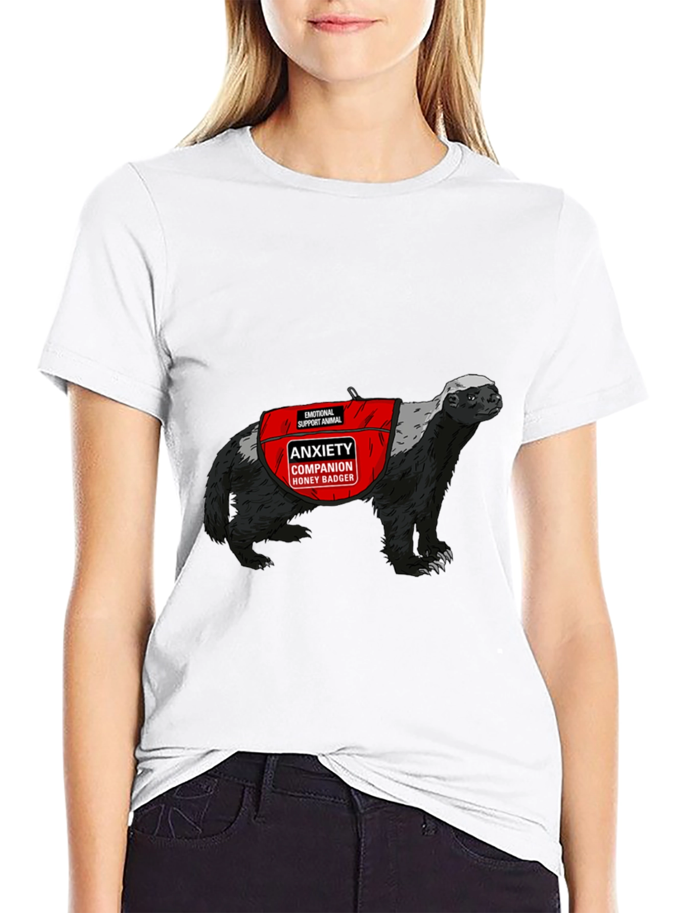 Anxiety Companion Honey Badger T-Shirt