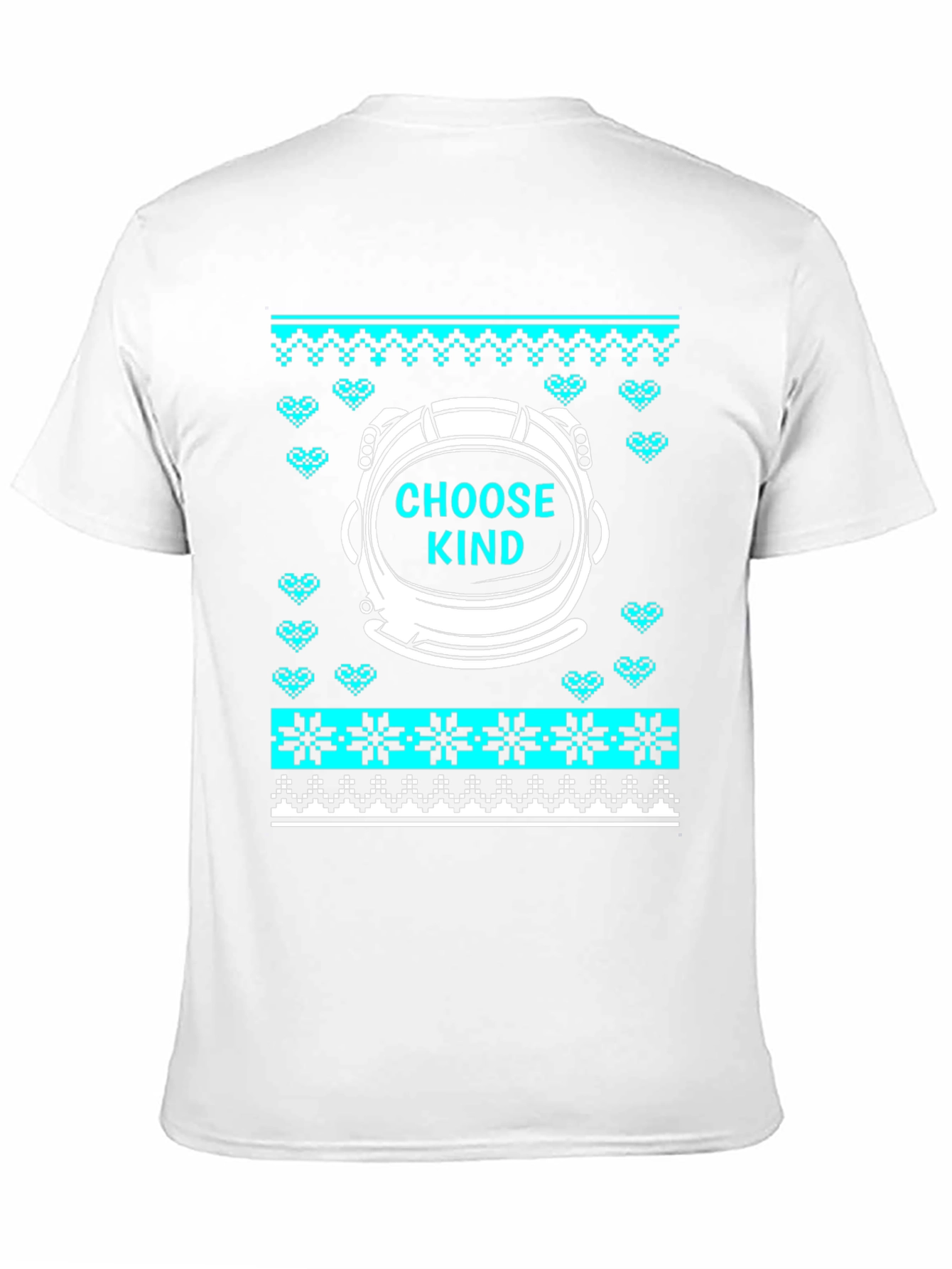 Choose Kind Astronaut Ugly Christmas Sweater T-Shirt