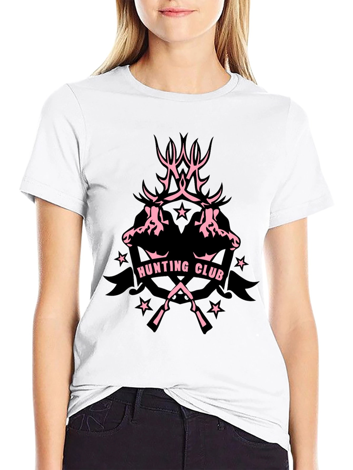 Hunting Club Graphic Tee - Black T-Shirt