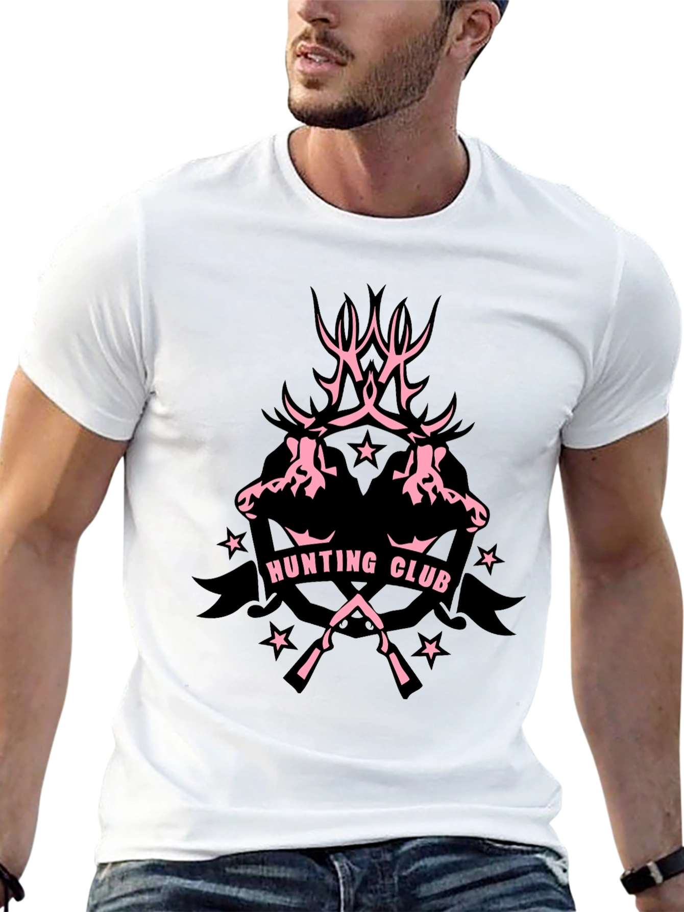 Hunting Club Graphic Tee - Black T-Shirt