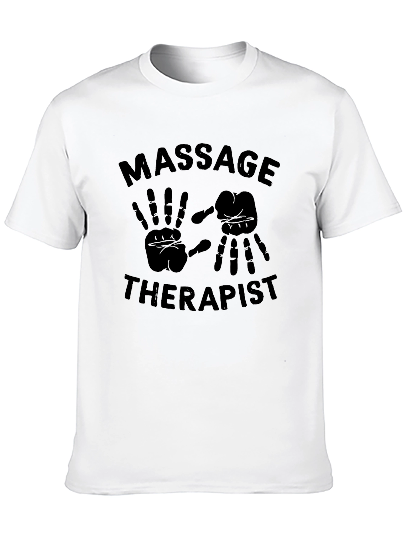 Massage Therapist Graphic Tee - Black Unisex T-Shirt