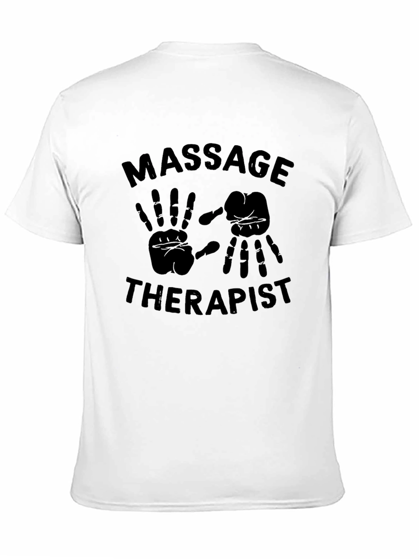 Massage Therapist Graphic Tee - Black Unisex T-Shirt