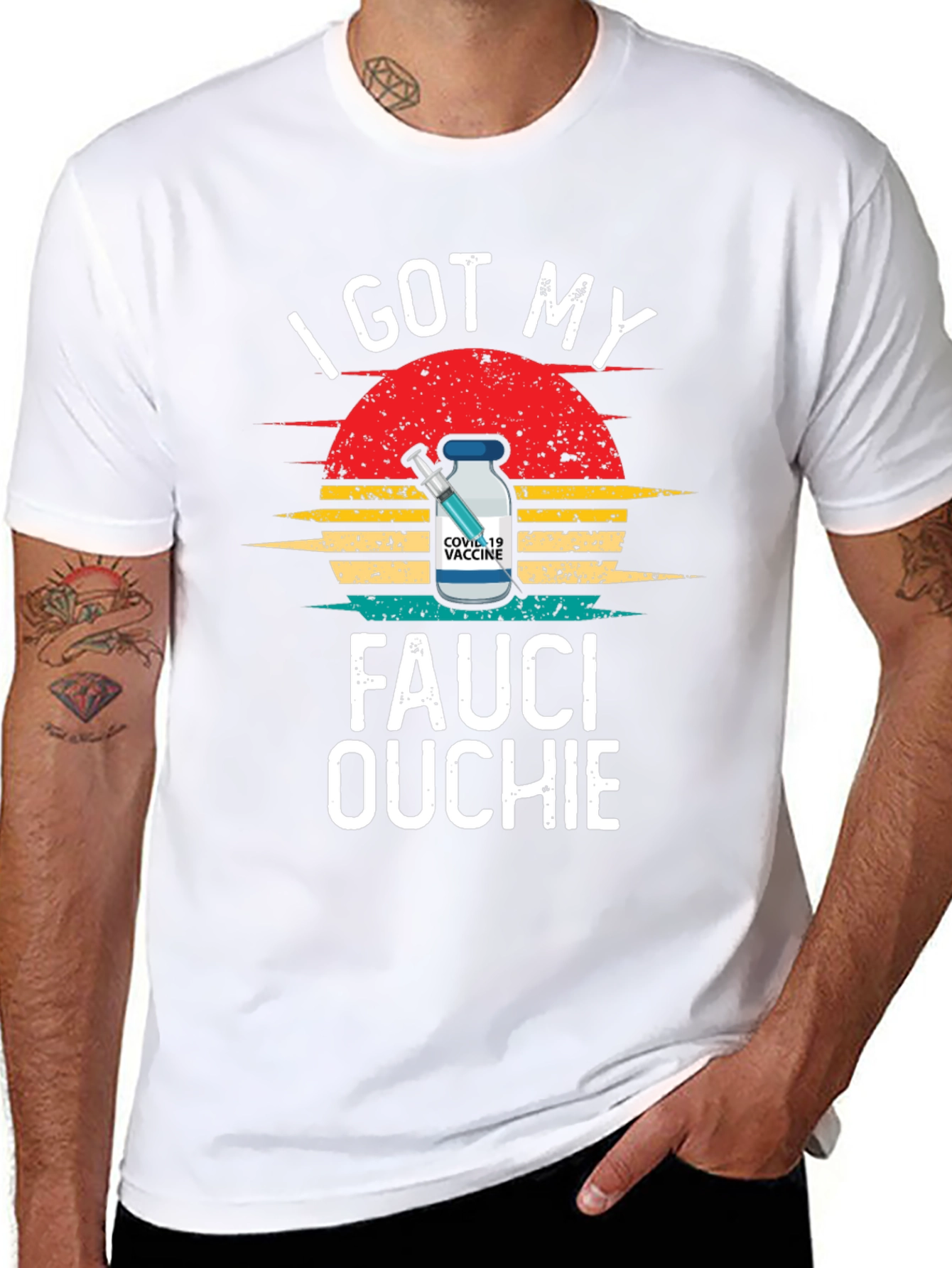 Fauci Ouchie T-Shirt - I Got My COVID-19 Vaccine