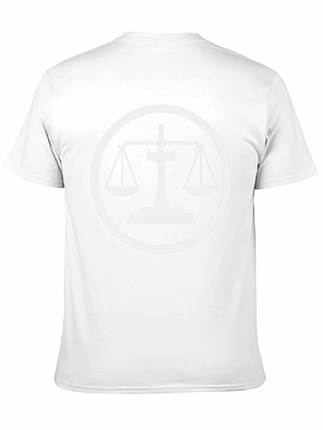 Scales of Justice Graphic Tee - Black