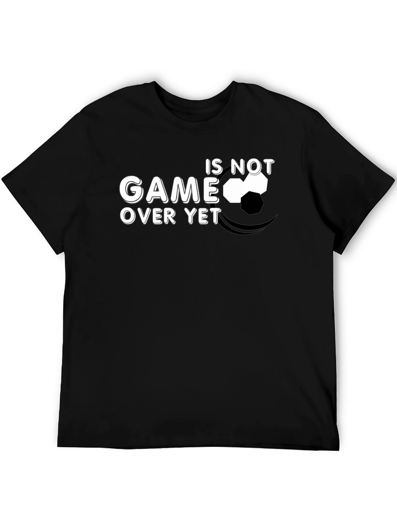 Game Over Yet? Mens Graphic T-Shirt