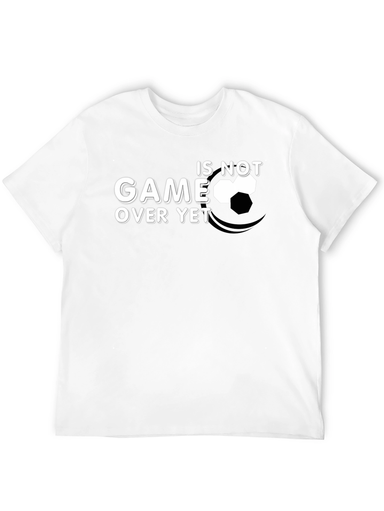 Game Over Yet? Mens Graphic T-Shirt