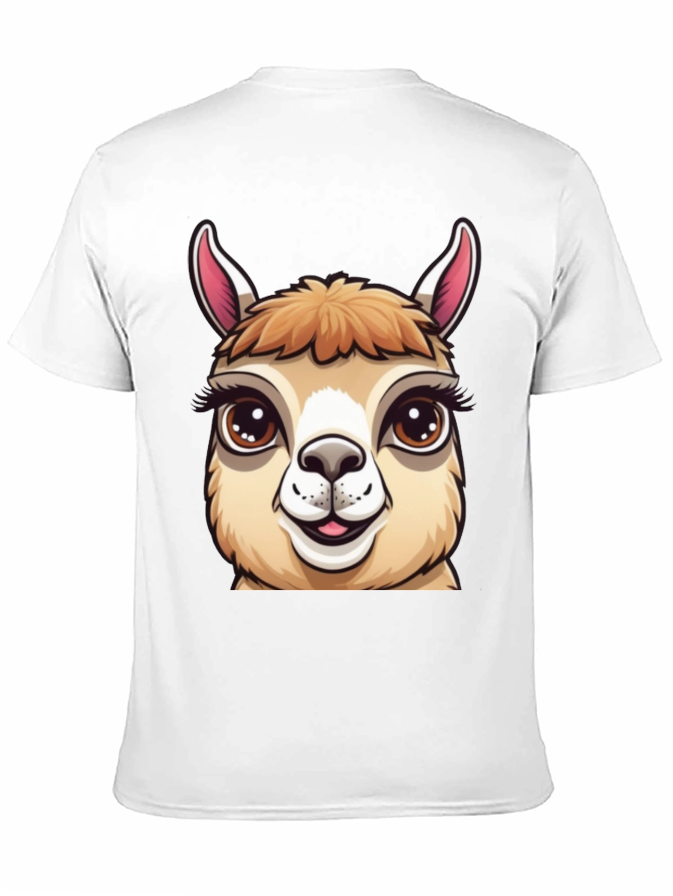 Llama Graphic Tee - Cute Animal T-Shirt