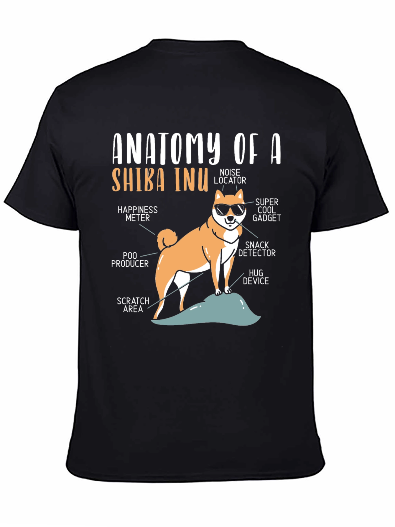 Anatomy of a Shiba Inu T-Shirt