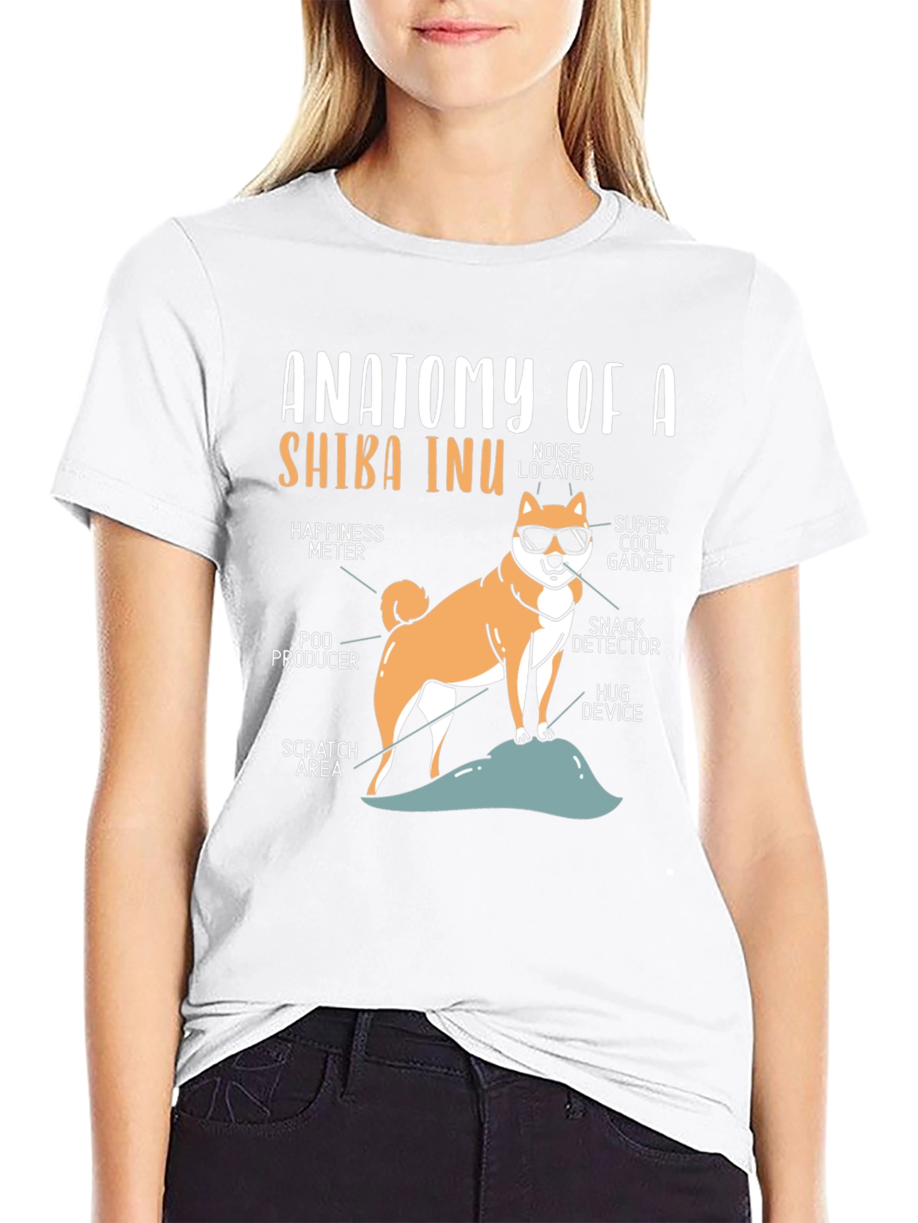 Anatomy of a Shiba Inu T-Shirt