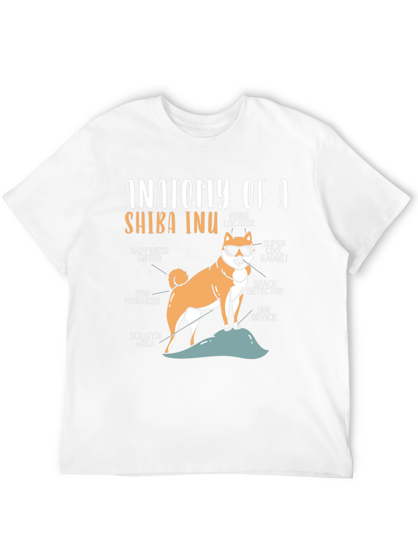 Anatomy of a Shiba Inu T-Shirt
