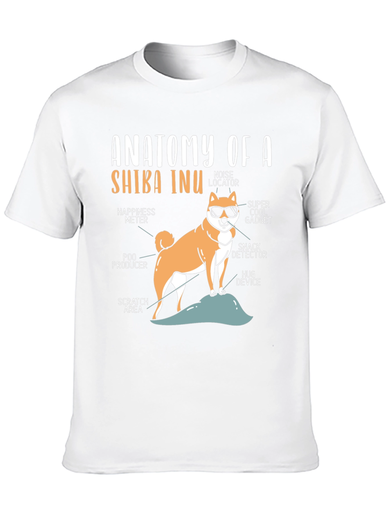 Anatomy of a Shiba Inu T-Shirt