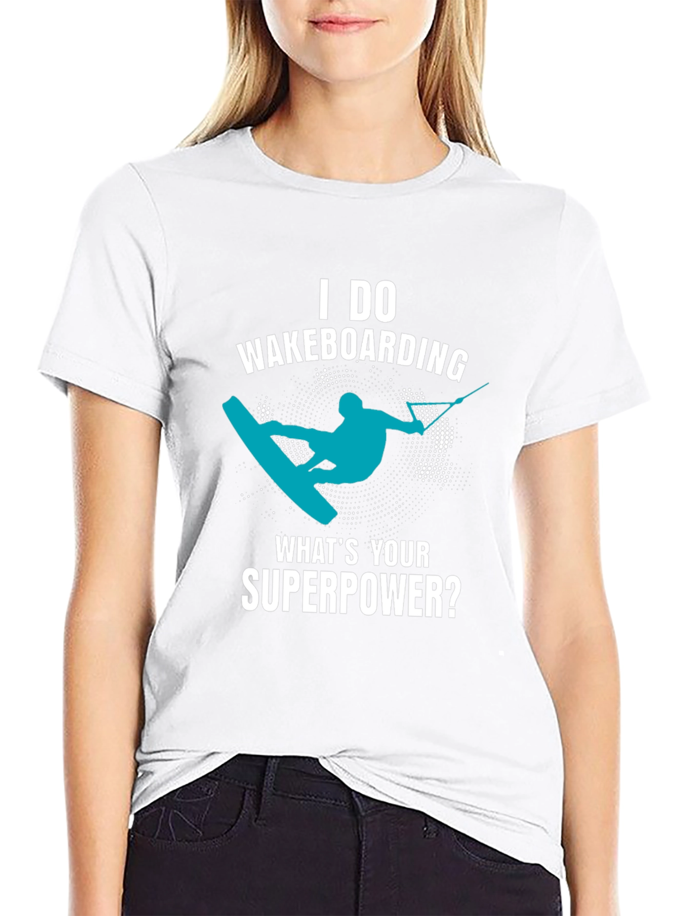 Wakeboarding Superpower T-Shirt - Sport Graphic Tee