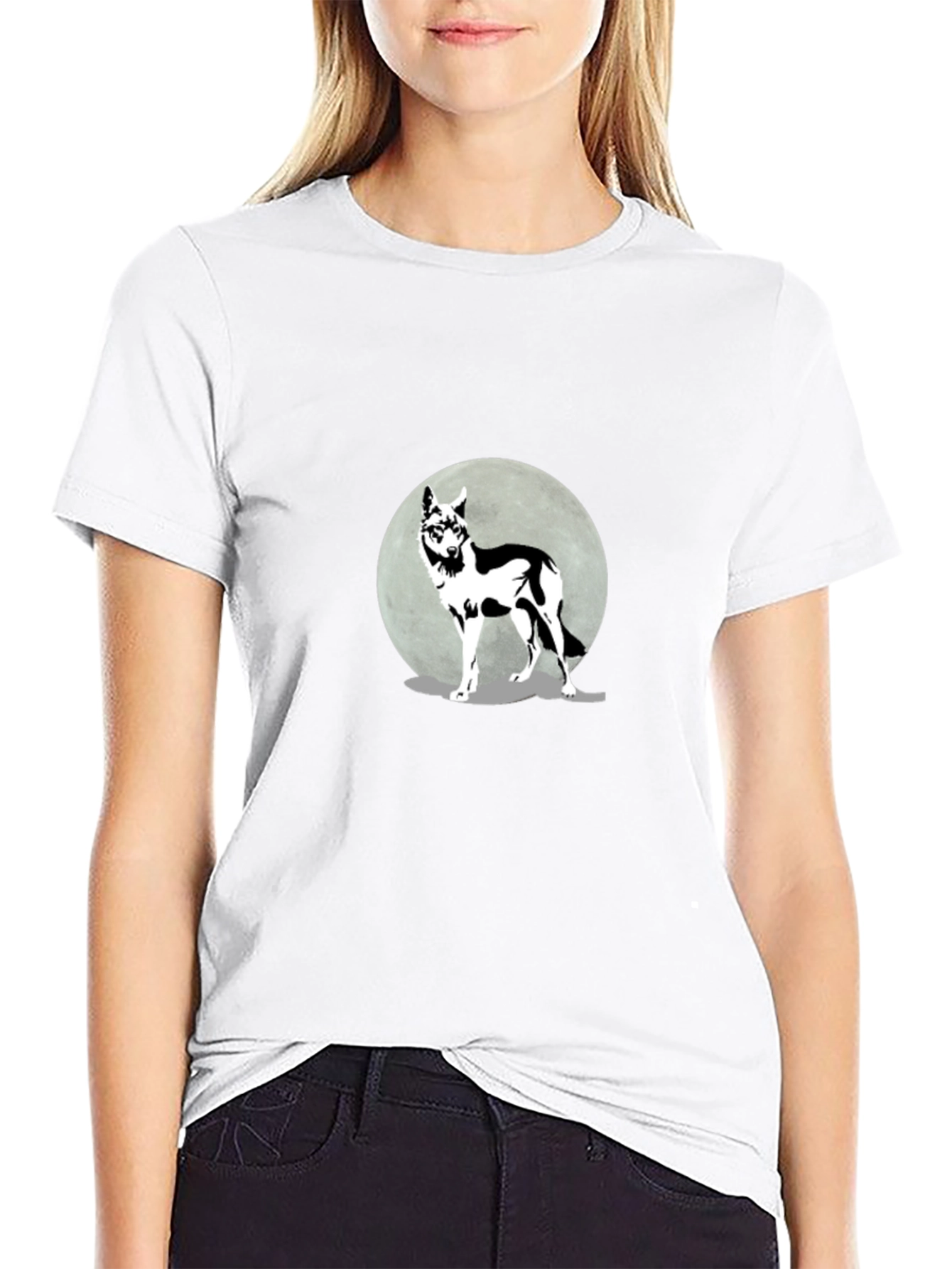 Wolf Moon Graphic Tee - Stylish & Unique