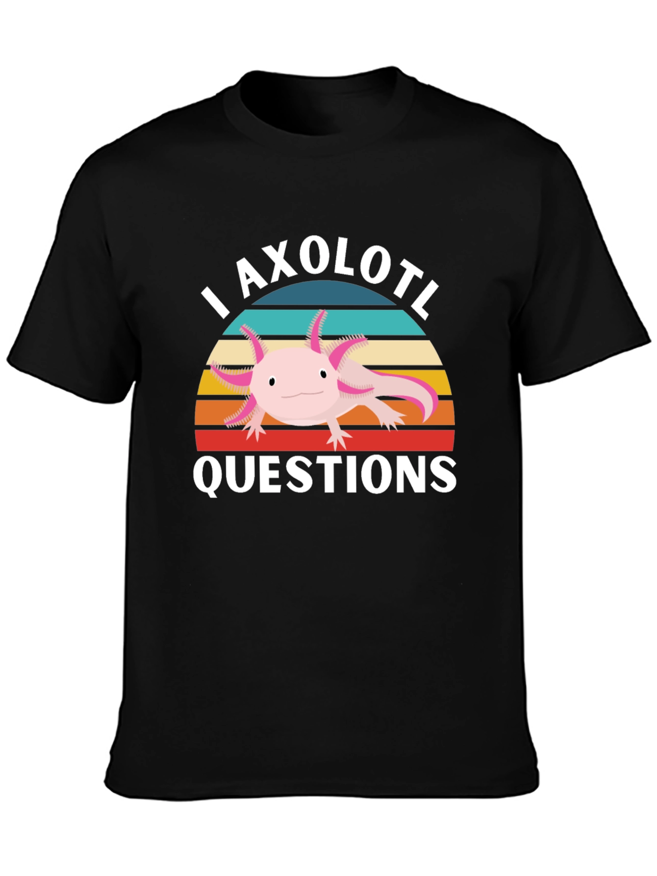 Axolotl Questions Graphic T-Shirt