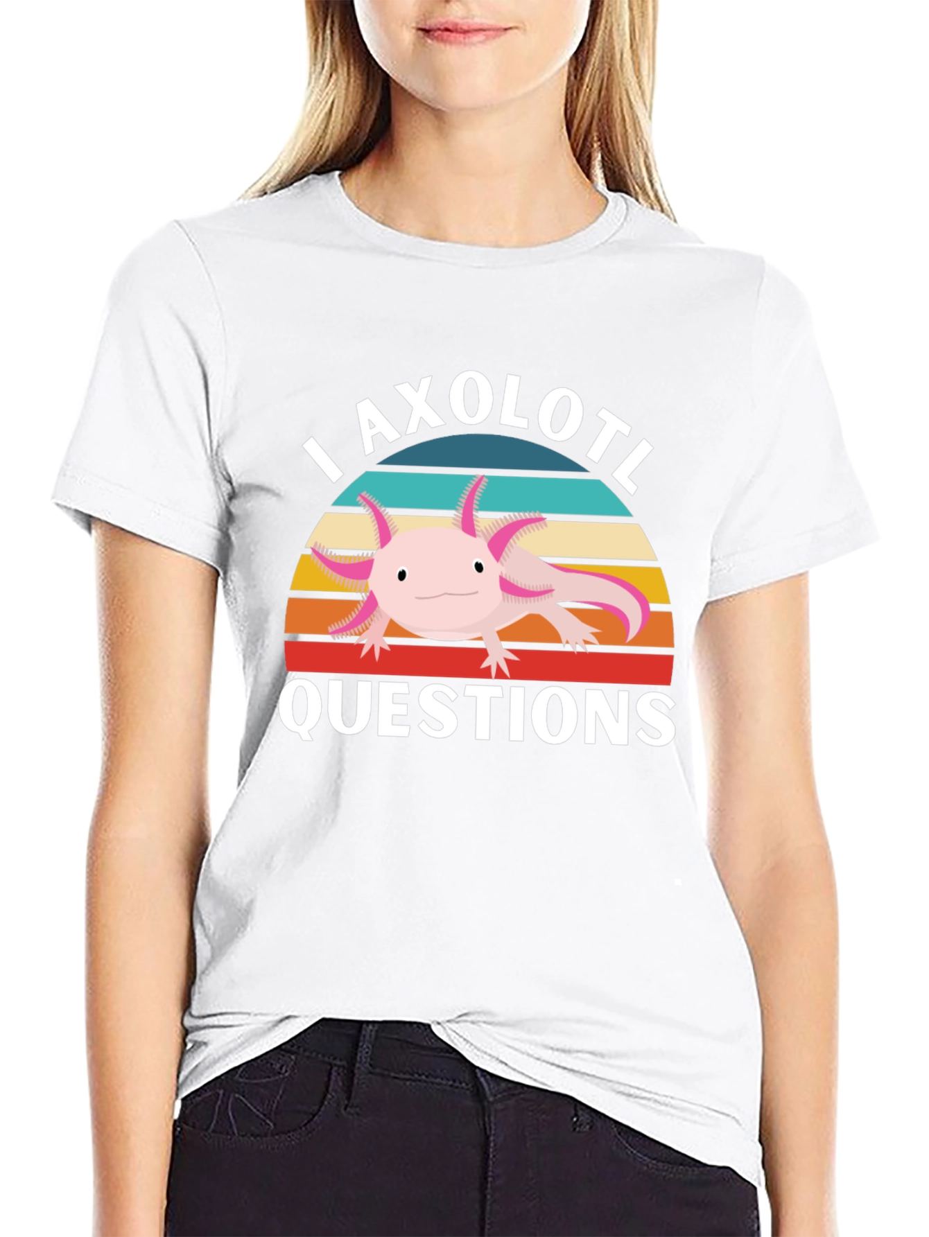 Axolotl Questions Graphic T-Shirt