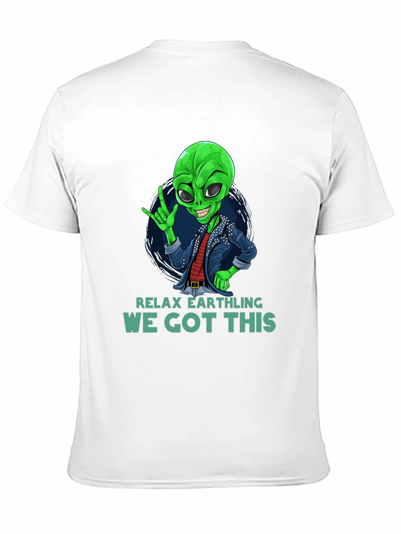 Relax Earthling T-Shirt - Alien Graphic Tee