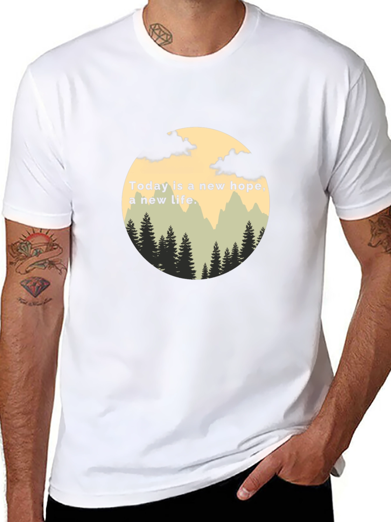 Motivational Landscape Graphic T-Shirt