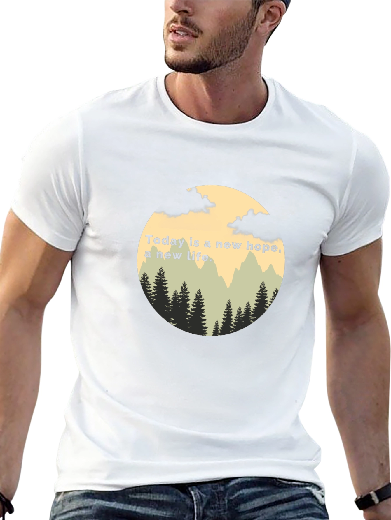 Motivational Landscape Graphic T-Shirt