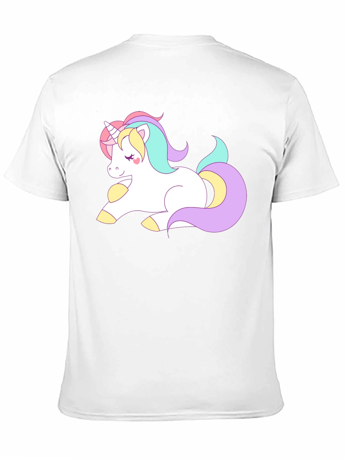 Unicorn Graphic Black T-Shirt
