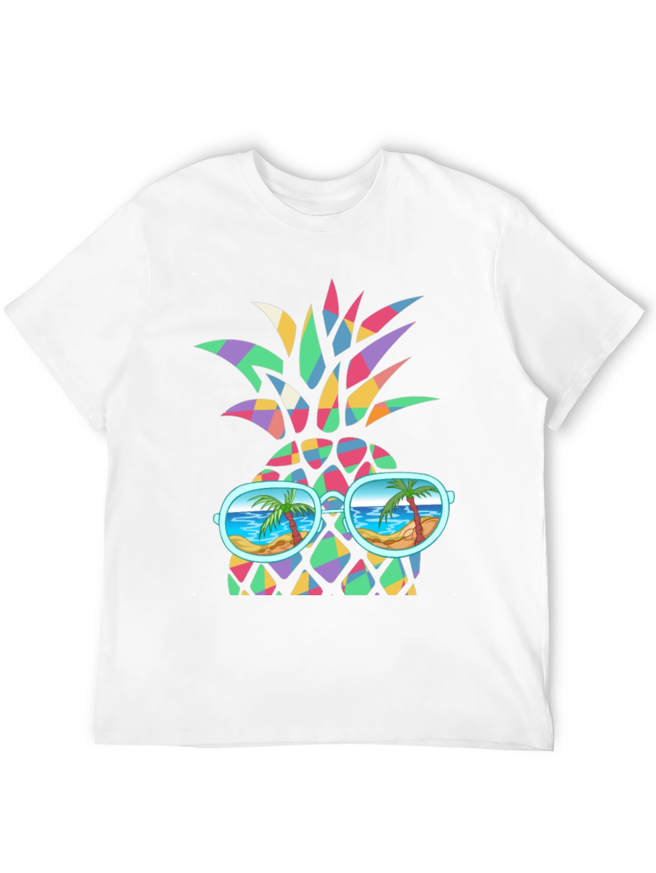 Funky Pineapple Sunglasses Graphic Tee