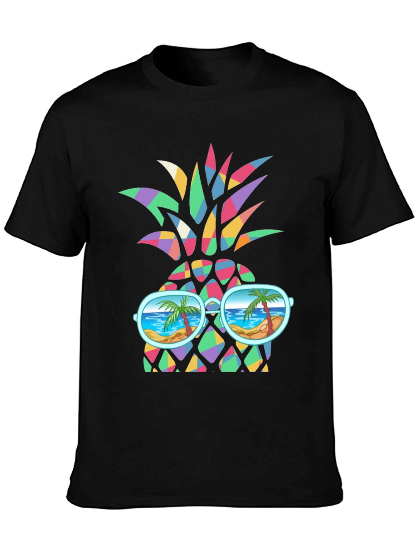 Funky Pineapple Sunglasses Graphic Tee