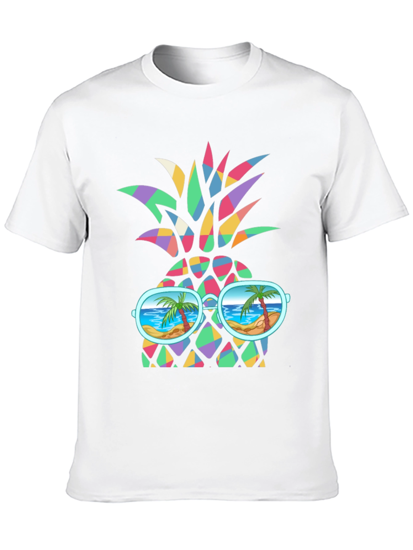 Funky Pineapple Sunglasses Graphic Tee