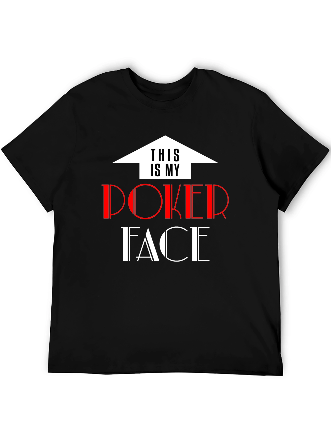 Poker Face T-Shirt - Fun Graphic Tee