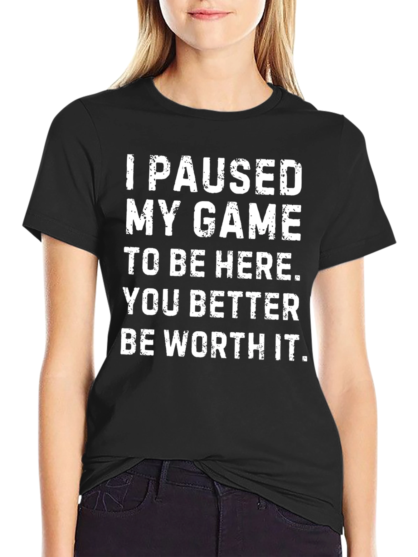 I Paused My Game T-Shirt - Gamer Apparel