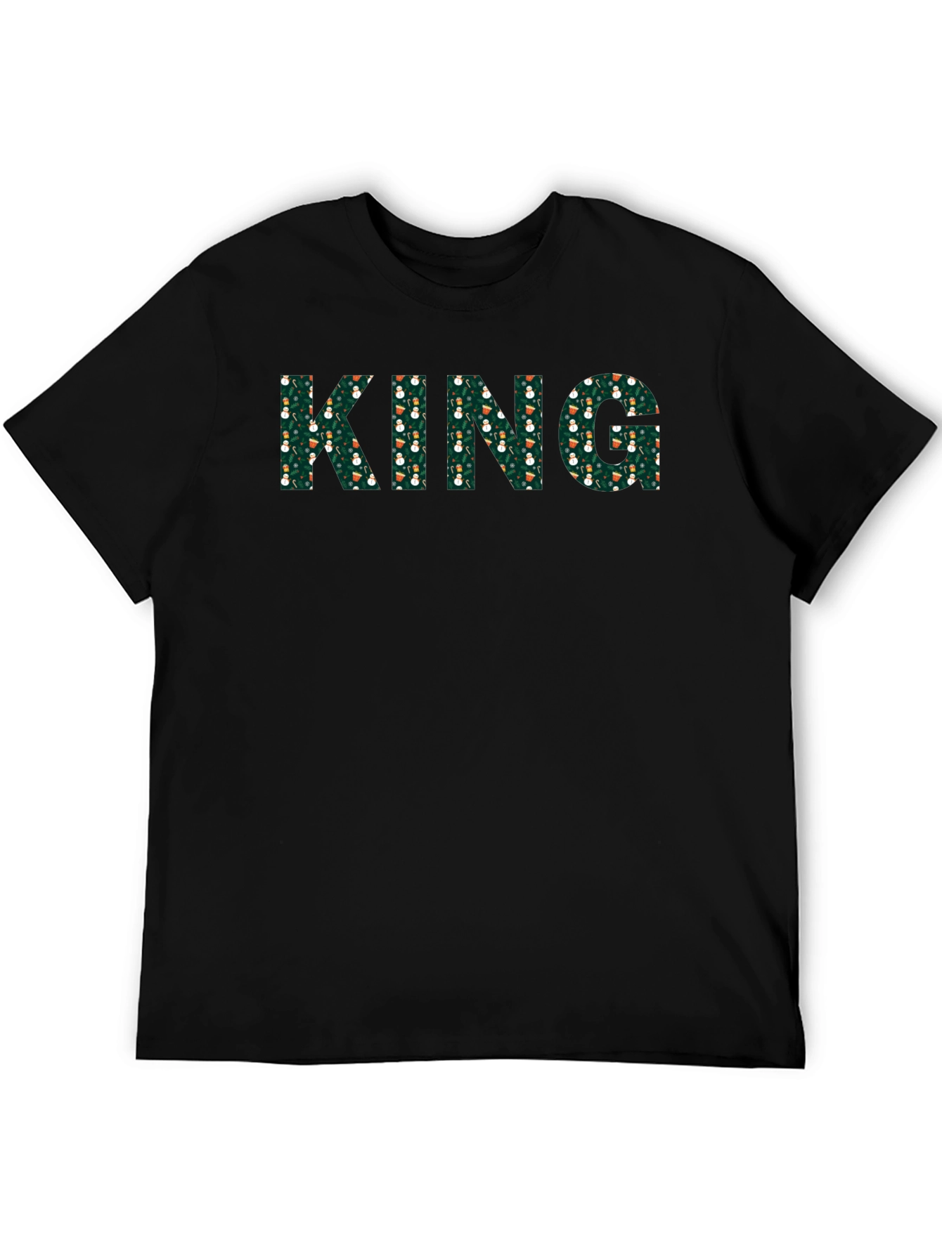 King Christmas Pattern Tee