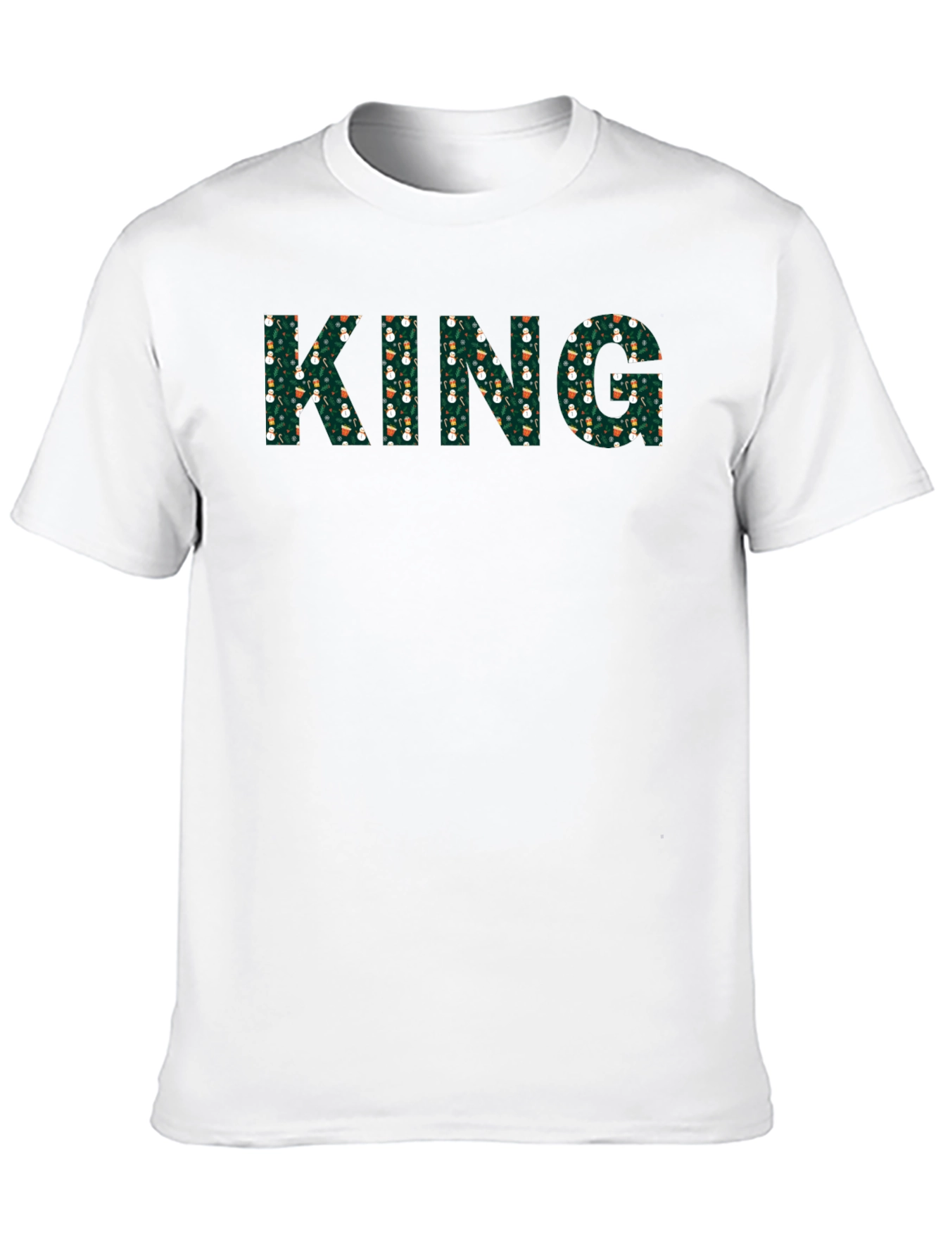 King Christmas Pattern Tee